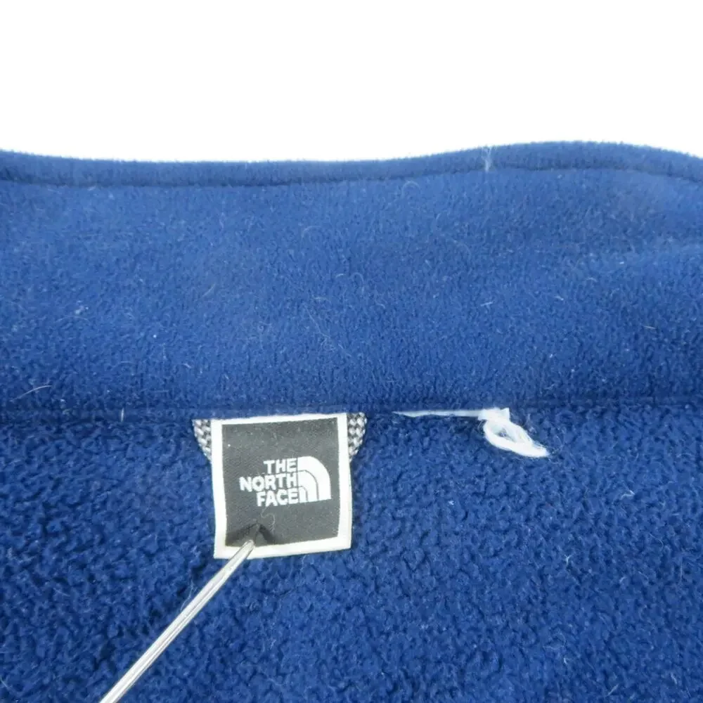 The North Face Jacket Mens Fleece Blue Black Coat Zip-Up Sz XL